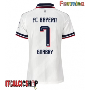 Bayern Munich Serge Gnabry #7 Seconda Maglia Femmina 2026-27 Manica Corta